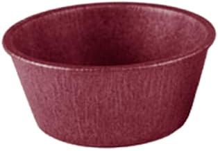 H.S. Inc HS1014-RB Ramekin, 2.5 oz, Microwaveable and Dishwasher Safe, Polyethylene, Raspberry, 2-1/4" Dia x 1-1/4" Deep, Ideal for Condiments and Small Dishes, Pack of 48