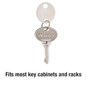 Master Lock 1 / No Size / White Keyed Padlocks