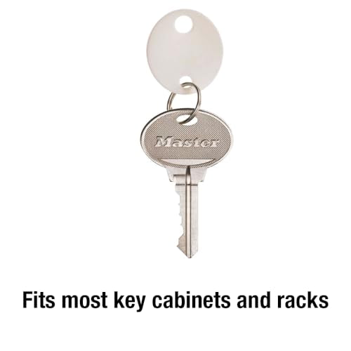 Master Lock 1 / No Size / White Keyed Padlocks