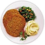 4-1 Economy Breaded Chuckwagon Beef Patty Fritter, 40 Pieces of 4 Ounce, 10 Pound -- 1 each.