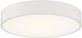 49960LEDDCS-WH/ACR Como - 17W 1 3CCT LED Flush Mount-4 Inches Tall and 13.75 Inches Wide, Finish Color: White