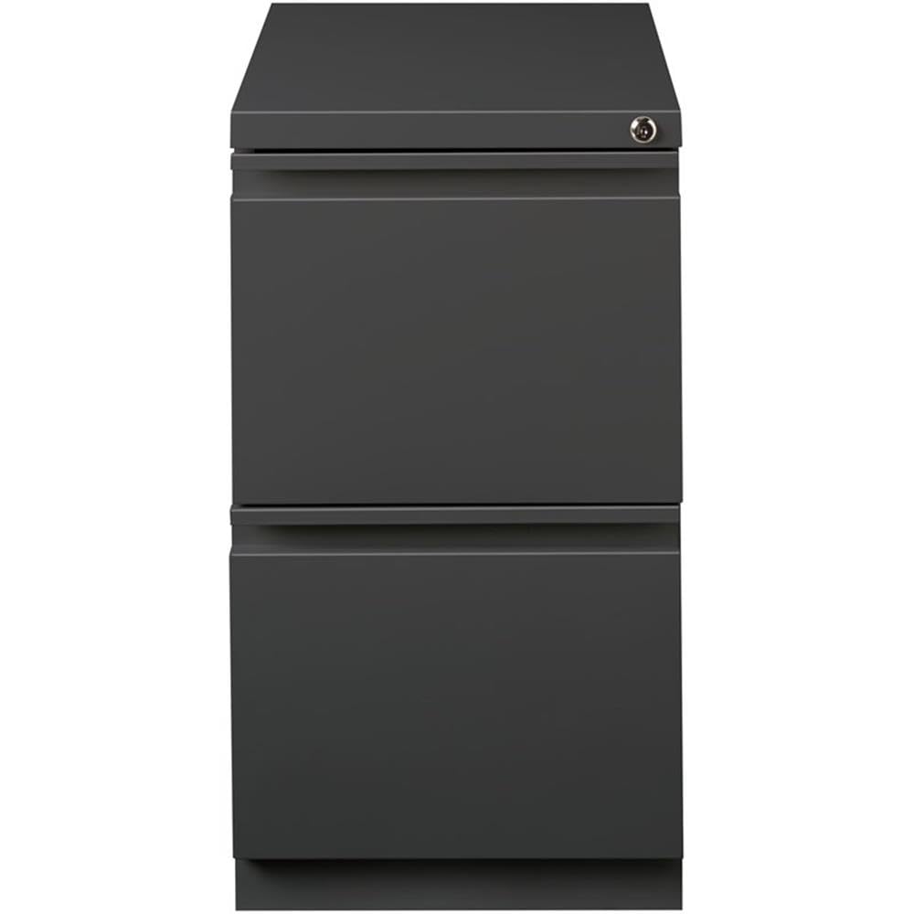 20" Deep 2 Drawer Mobile File Cabinet File in Charcoal by Hirsh Industries – One Size, Alloy Steel, Classic Charcoal, Model 19328