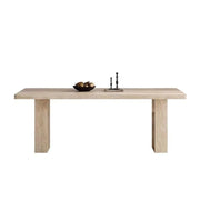 Mesa De Jantar Rock Plate Dining Table Modern Simple Rectangular Home Small Apartment Diner Table by JOYNOW – 200x90x75CM, One Color, Model 8524