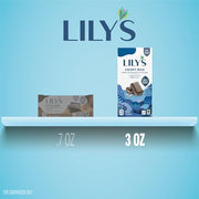 Lily's Crispy Rice Dark Chocolate Style / 3 Ounce (Pack of 144) / Dark Brown Candy & Chocolate Bars