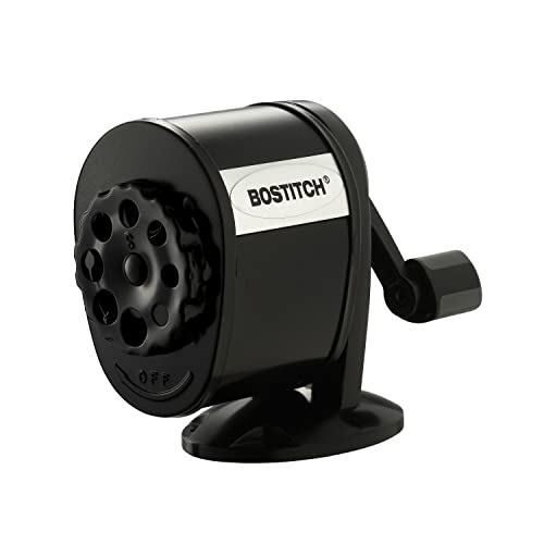 Bostitch 2.68"D x 5.5"W x 4.33"H / Black / Wall Mount Sharpener Pencil Sharpeners