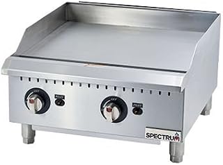 Winco GGD-24M Spectrum Griddle gas countertop 24" cooking surface