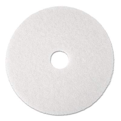 3M 4100 19" White Super Polish Pad 08483, Removes Scuff Marks (5/cs)