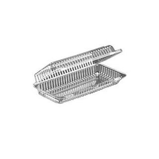8 x 4 x 1 Danish Loaf Cakes Clear Hinged Containers 300 CT