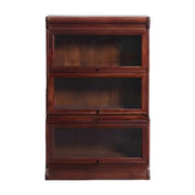 Starlight Canyon Home Solid Wood Barrister Bookcase with Beveled Glass Doors, Tall Bookshelf with Storage for Home Office, Michael's Cherry - image 5