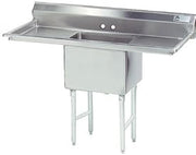 Single Fabricated Bowl 1 Compartment Scullery Sink Size: 43" H x 66" W x 29" D