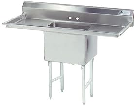 Single Fabricated Bowl 1 Compartment Scullery Sink Size: 43" H x 66" W x 29" D