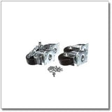 Silver King 10314-79 SILVER KING 10314-79 4 IN CASTER/PLATE SET OF 4 (10314-79)