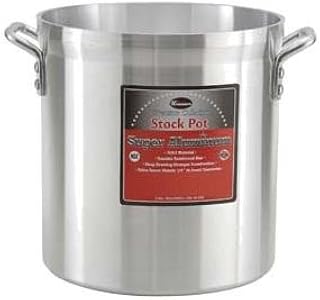 Winco AXHH-32 32 Qt. Stock Pot, Aluminum - Stock Pots-AXHH-32