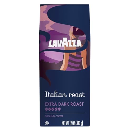 Lavazza Italian Roast Ground / 12 Ounce (Pack of 1) / Coffee Roasted Coffee Beans