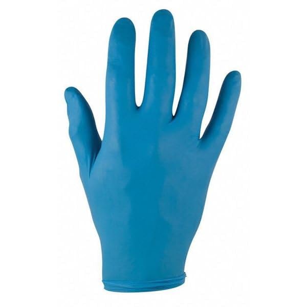 Glove TOUCHNTUFF 92-675 Nitrile SZ M 100PK by Ansell – Medium, Nitrile, Blue, Model 565717