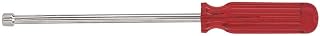 KLEIN TOOLS S86 1/4-Inch Nut Driver with 6-Inch Hollow Shaft and Comfordome Handle 1/4-Inch Non-Magnetic