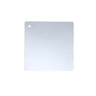 Chrome Metal Finish Sample by Elegant Lighting – Various Materials, Chrome, Model MTL-200-C-6