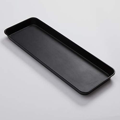 American Metalcraft 29.8" x 10.5" x 2" / Black / Modern Serving Trays