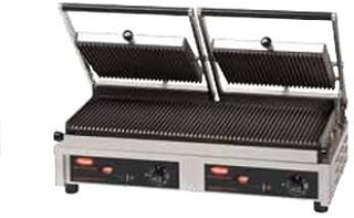 Hatco MCG20G Multi Contact Grill, 20", Double, Grooved Top & Bottom Plate, Adjustable Thermostat