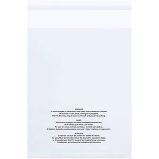 14 x 20" - 1.5 Mil Suffocation Warning Poly Bags by Box Partners – One Size, Blend, Multi, Model PMV142015
