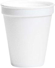 Wincup H8S Foam Cups, 8 oz, White (20 Sleeves of 50 Cups)
