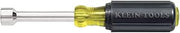 KLEIN TOOLS 630-3/16 3/16-Inch Nut Driver, Made in USA, 3-Inch Hollow Shaft, Cushion-Grip