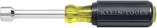 KLEIN TOOLS 630-3/16 3/16-Inch Nut Driver, Made in USA, 3-Inch Hollow Shaft, Cushion-Grip