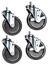Scotsman KBC1 Bin Caster Kit, for B322S, B530S, B842S, B948S, CU1526, CU2026, CU3030, AFE, UC, UF & UN Models, 3-1/2" Dia. Wheels, (2) Standard Wheels & (2) Locking,