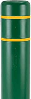 Innoplast BollardGard 8" x 72" Bollard Cover Green (Green Yellow Tape)
