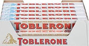 Toblerone Swiss White Chocolate Bars With Honey & Almond Nougat, 20 - 3.52 Oz Bars,, 20Count