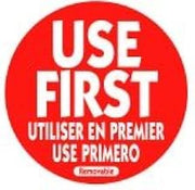 NATIONAL CHECKING 2 USE First Removable Labels, PK500