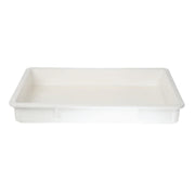 White 18 x 26 x 3 Pizza Dough Box by Cambro – 18 x 26 x 3 inches, Plastic, White, Pack of 6