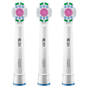 Oral-B White / 3 Count (Pack of 1) / 1 Toothbrush Replacement Heads