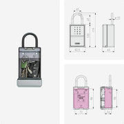 ABUS Electronic / Schwarz, Silber / 1 Security Lock Boxes