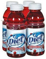 Ocean Spray Diet Cranberry Spray Juice 10 oz (Case Contains: 24 Bottles)