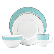 Kate Spade New York Turquoise 4 Pc Place Setting dinner plate by Lenox – Porcelain, Turquoise