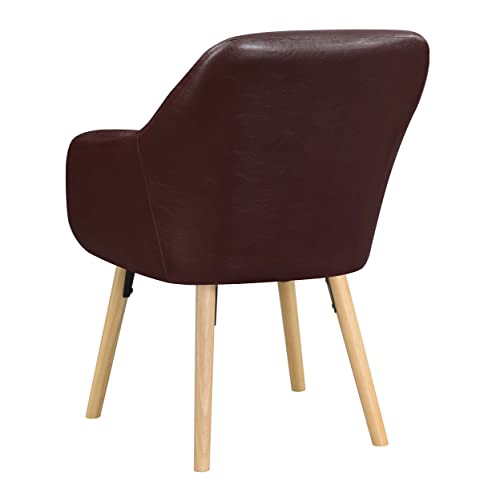 Convenience Concepts Espresso / Chair / 25.25"L x 26.75"W x 33.5"H Chairs