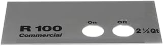 Fits Robot Coupe R 100 Commercial 2 1/2 Qt Switch Plate for R100