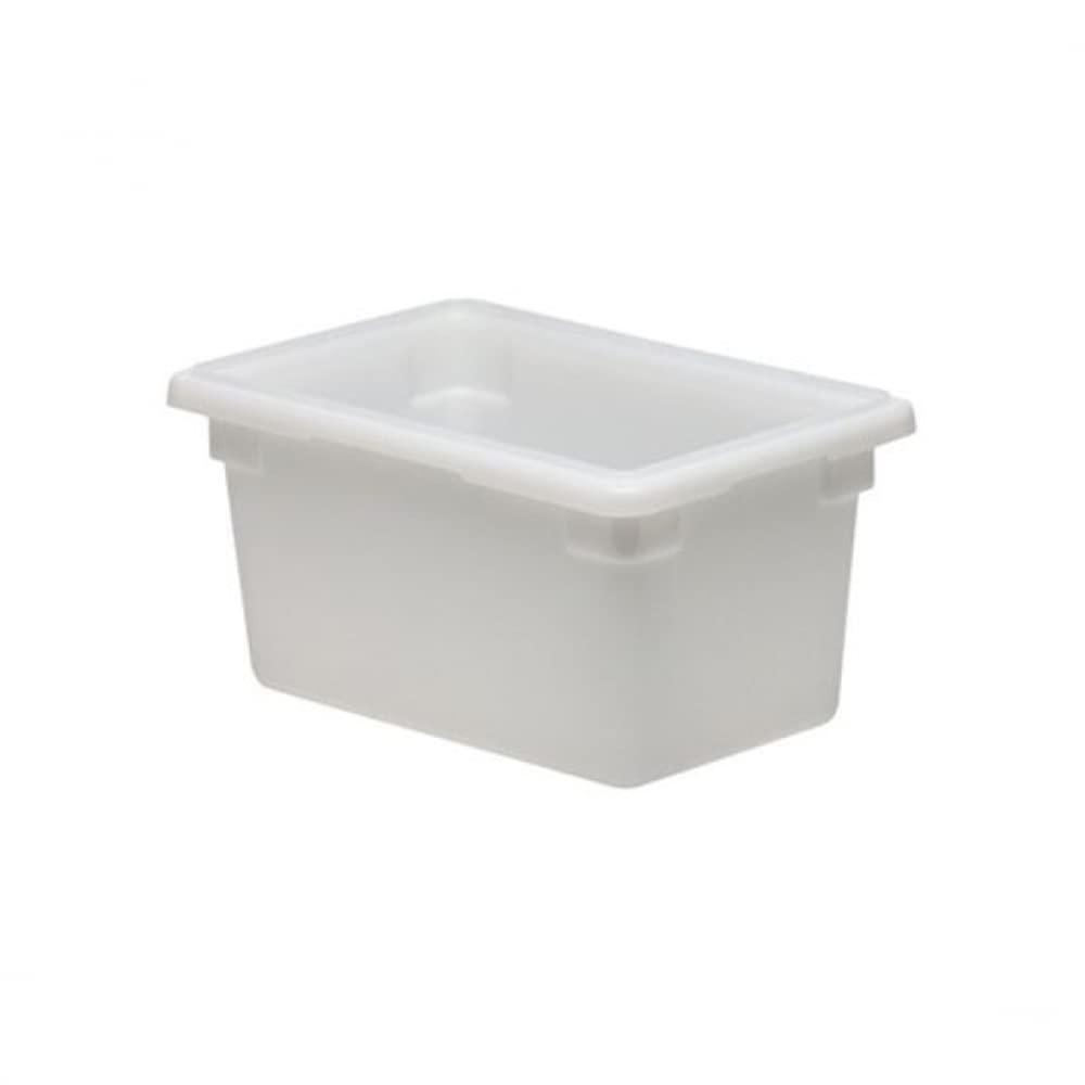 Food Storage Box White 4.75 Gal by Cambro – 9 in x 18 in x 12 in, 4.75 gallons, Polycarbonate (PC), white, Model 12189P148