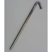 Hook Stake by Monk Industries – 20"L x 1"W x 4"H, Alloy Steel, Unpainted, Model 62518BNP