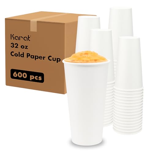 Karat 32 oz / White / Cups Cups
