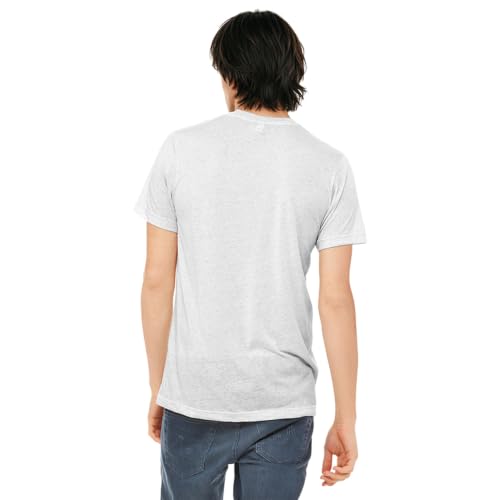 Bella + Canvas Medium / White Fleck Triblend / 3413c T-Shirts