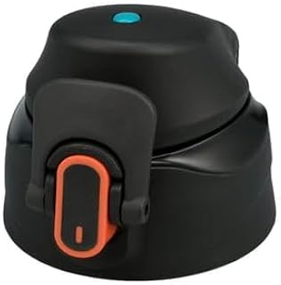 Thermos Replacement Sport Bottle FJS-800F/1000F Cap Unit with Lid Seal Seal Black Orange (BKOR)