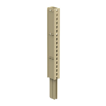 Extension Uprite 18" PLT Platinum by Lozier – 18" H, Alloy Steel, Platinum, Model U18E.PLT
