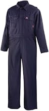 Black Stallion CT7B2NV-3X 7oz. FR Tecasafe-Plus Coveralls, Pass-Through Pockets, 3X-Large