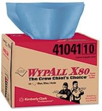 Kimberly-Clark WYPALL X80 Hydroknit Towels, 12-1/2 x 16-7/8, E, 160/box (Case of 3)