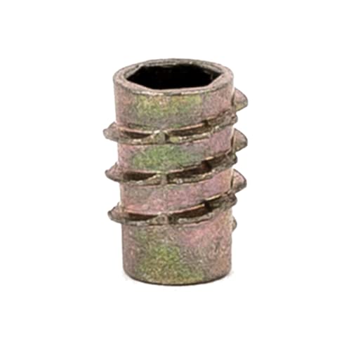 E-Z LOK #8-32 Internal Threads, 0.394" Length / silver-gray / 10 mm Length Threaded Inserts