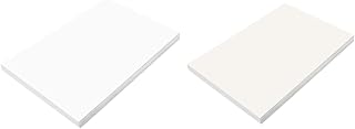 Prang Construction Paper, Bright White & White, 12" x 18", 100 Sheets Each