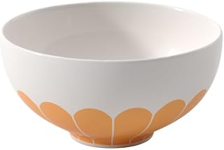 Villeroy & Boch Fleur Bowl, Dimensions: Approx. 13 × 13 × 6.5 cm, Multicoloured, Dishwasher-Safe & Microwave-Safe, Floral Decor, Premium Porcelain Container