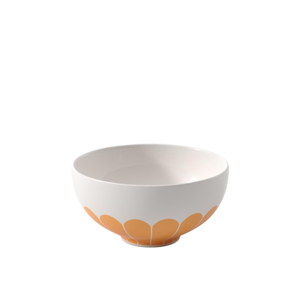 Fleur Bowl, Dimensions: Approx. 13 × 13 × 6.5 cm, Multicoloured, Dishwasher-Safe & Microwave-Safe, Floral Decor, Premium Porcelain Container by Villeroy & Boch – Model 10-4554-2535